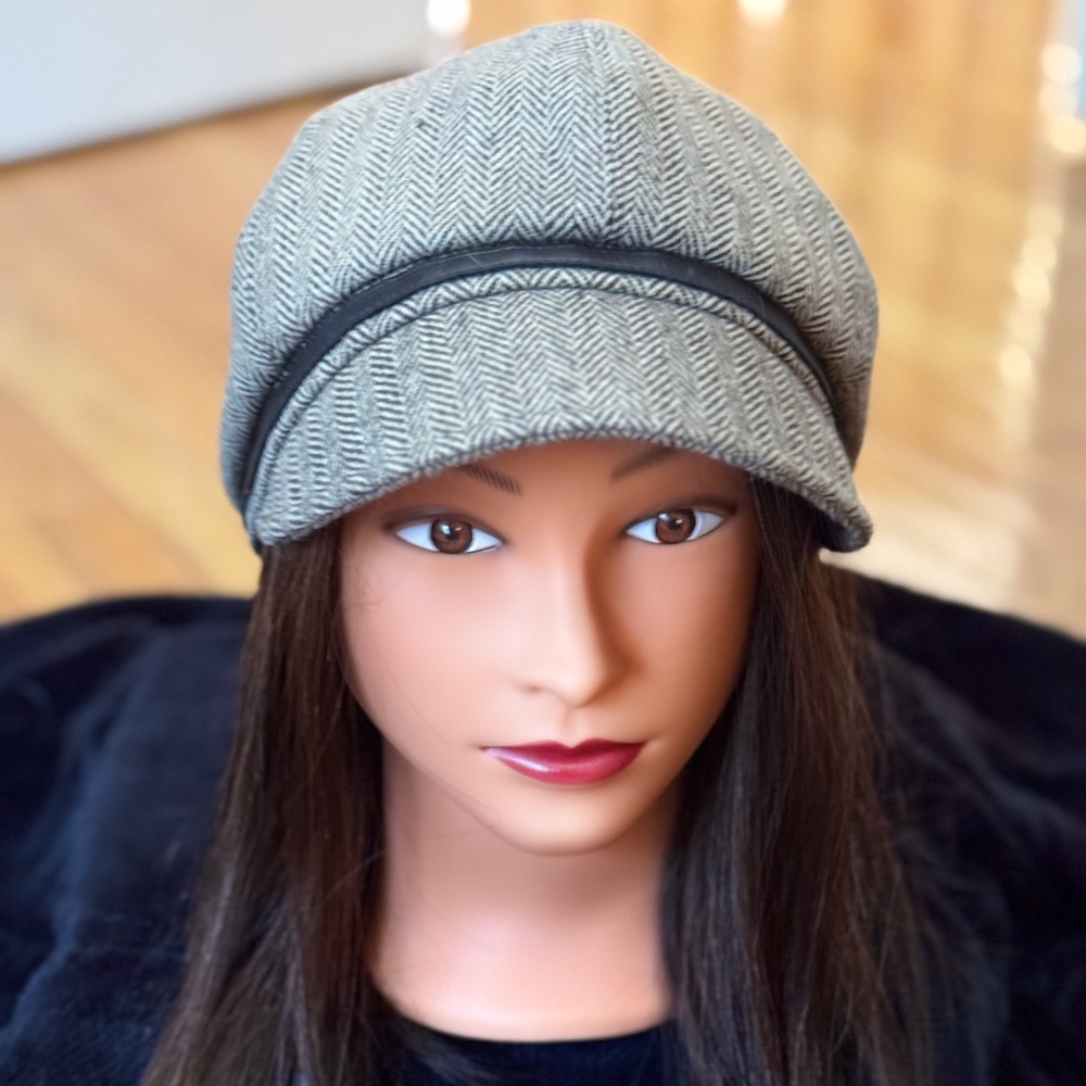Gray cap for women